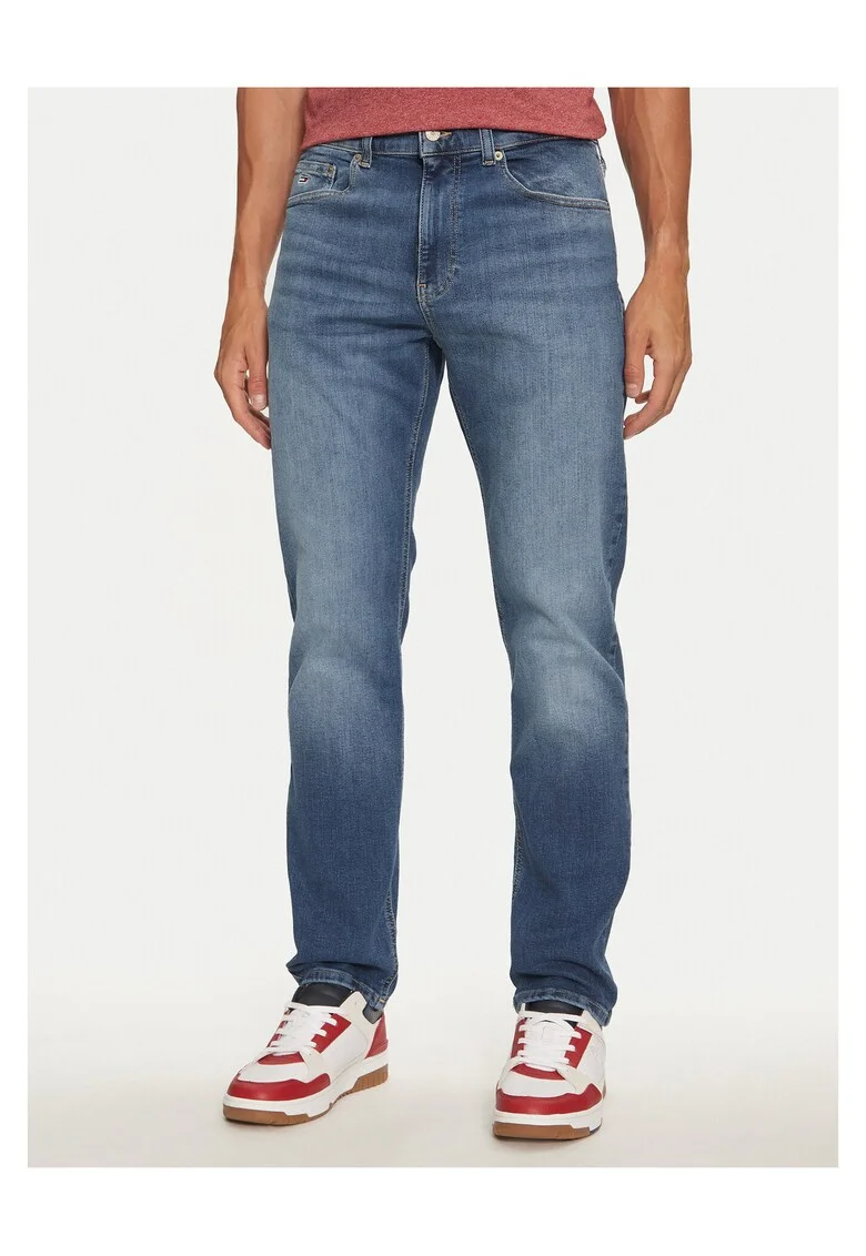 Blugi barbati  culoare bleumarin, din denim