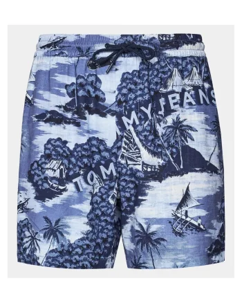 Pantaloni barbati,  albastru,