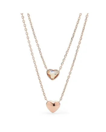 Colier  Vintage Glitz Double Heart JOF00465791, Rose gold