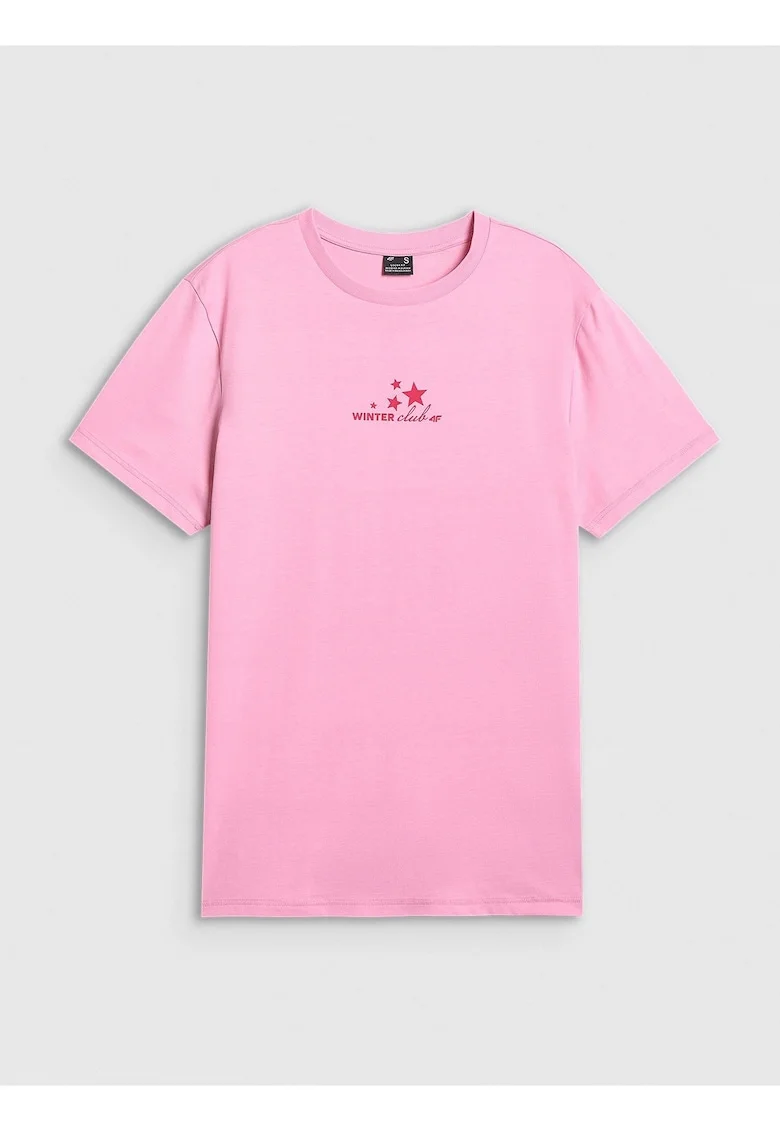 Tricou de dama,  roz bumbac,