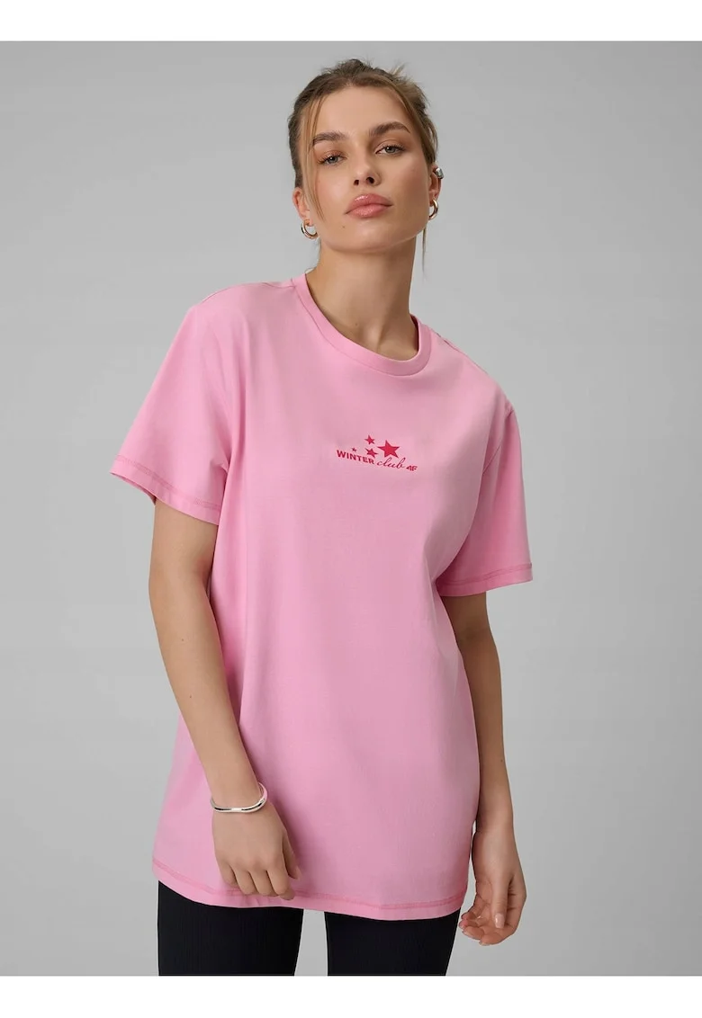 Tricou pentru dama,  roz, bumbac