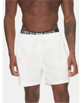 Costum de baie barbati,  alb,