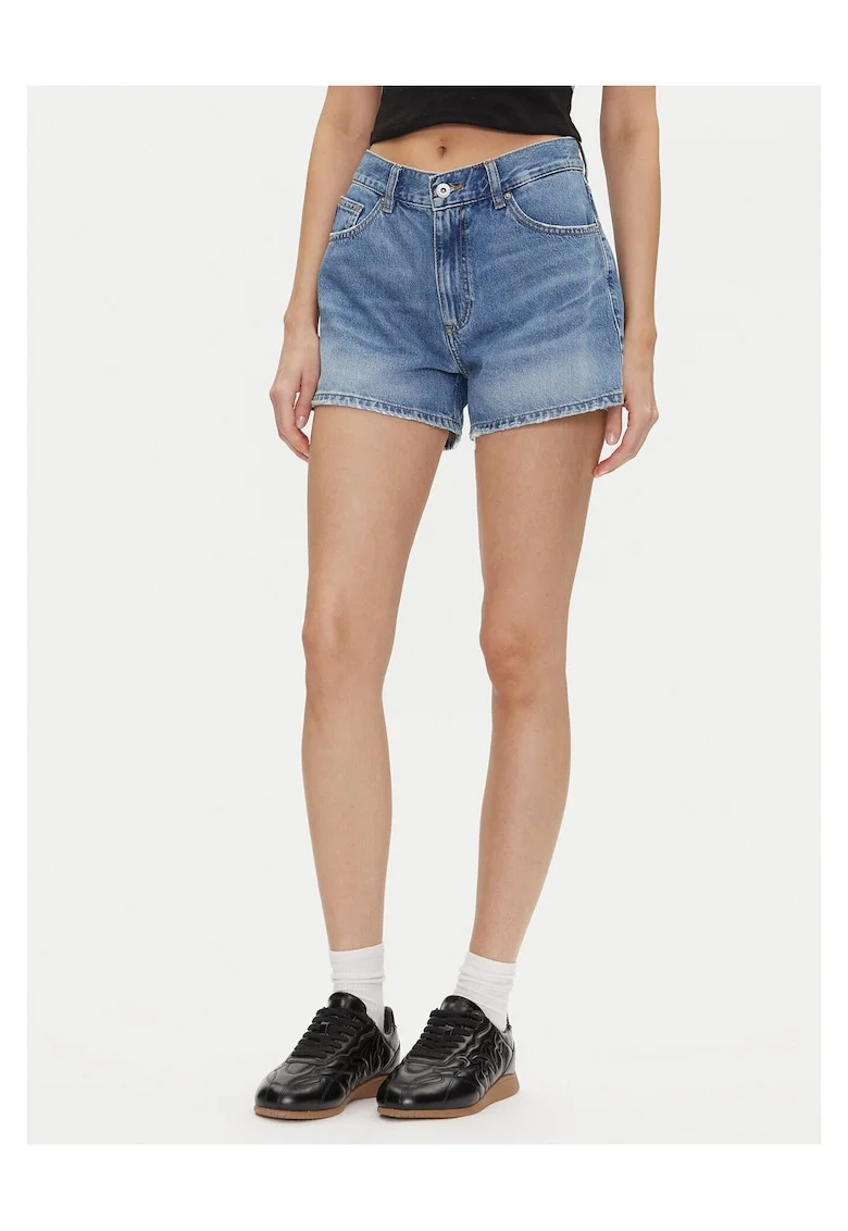 Pantaloni scurti denim dama,  albastru,