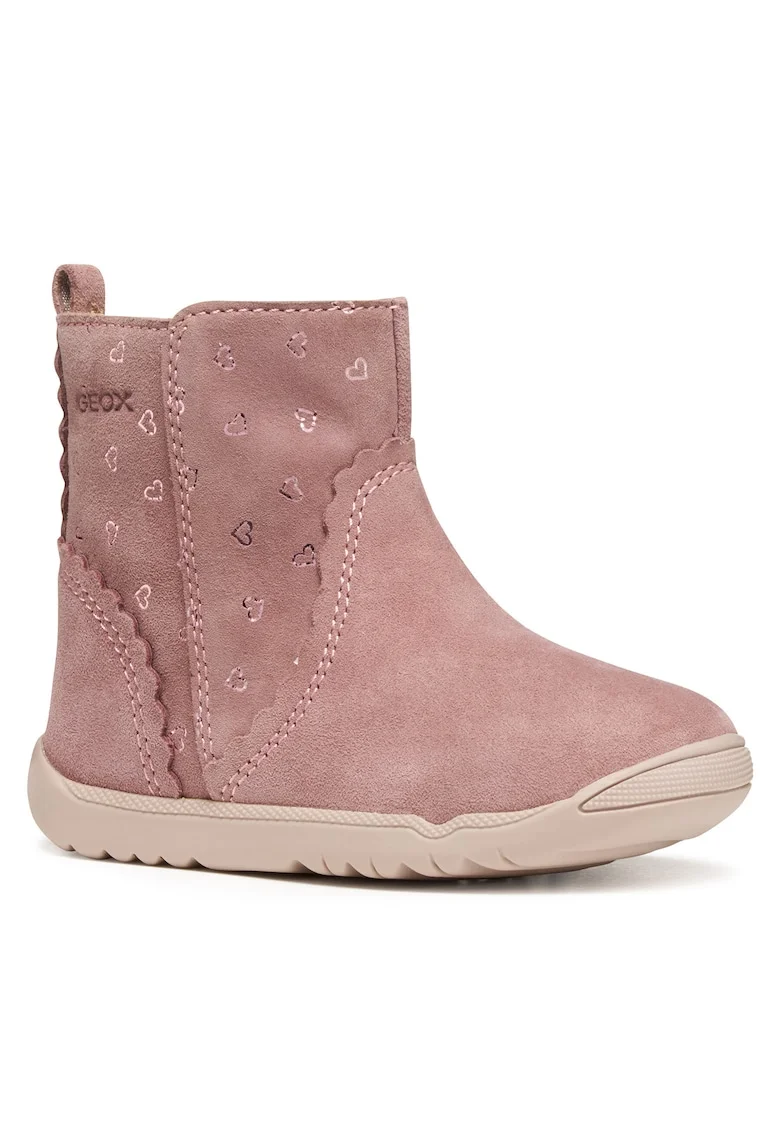 Cizme fete,  piele naturala, roz