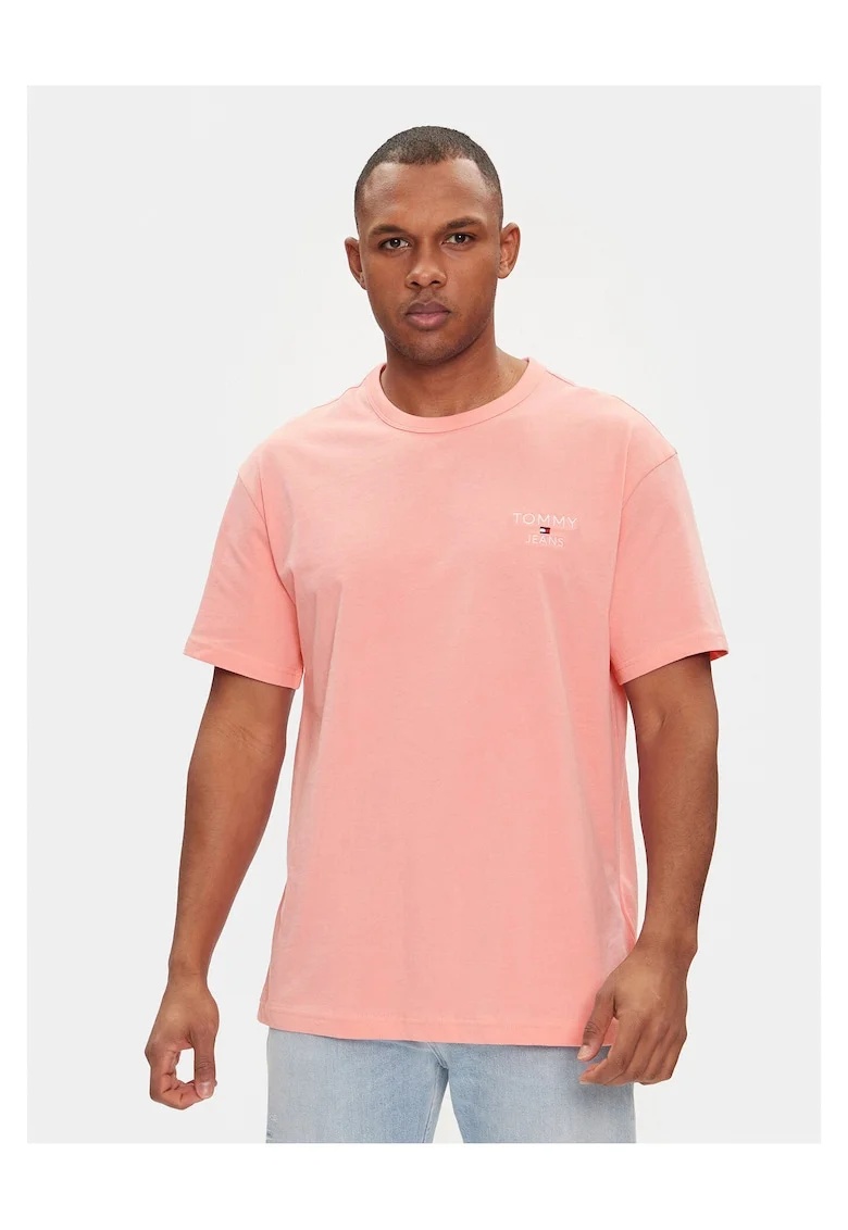 Tricou barbati  roz, bumbac,
