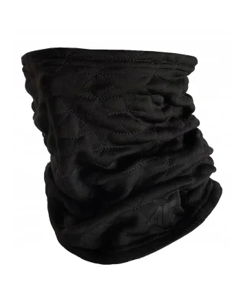 Bandana sport  unisex, neagra, material polar si matlasat, 27x37cm