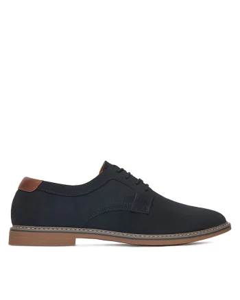 Pantofi barbati,  piele ecologica, negru,