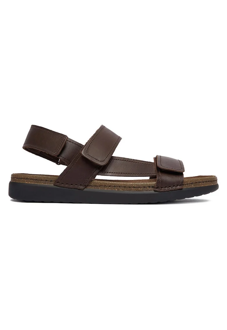 Sandale barbatesti,  piele naturala, velcro, marofewqg, Maro