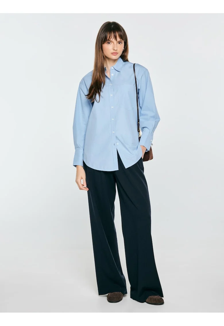 Camasa oversize cu maneca lunga