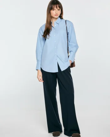 Camasa oversize cu maneca lunga