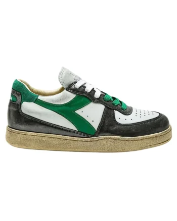 Pantofi sport din piele, cu aspect vintage MI Basket