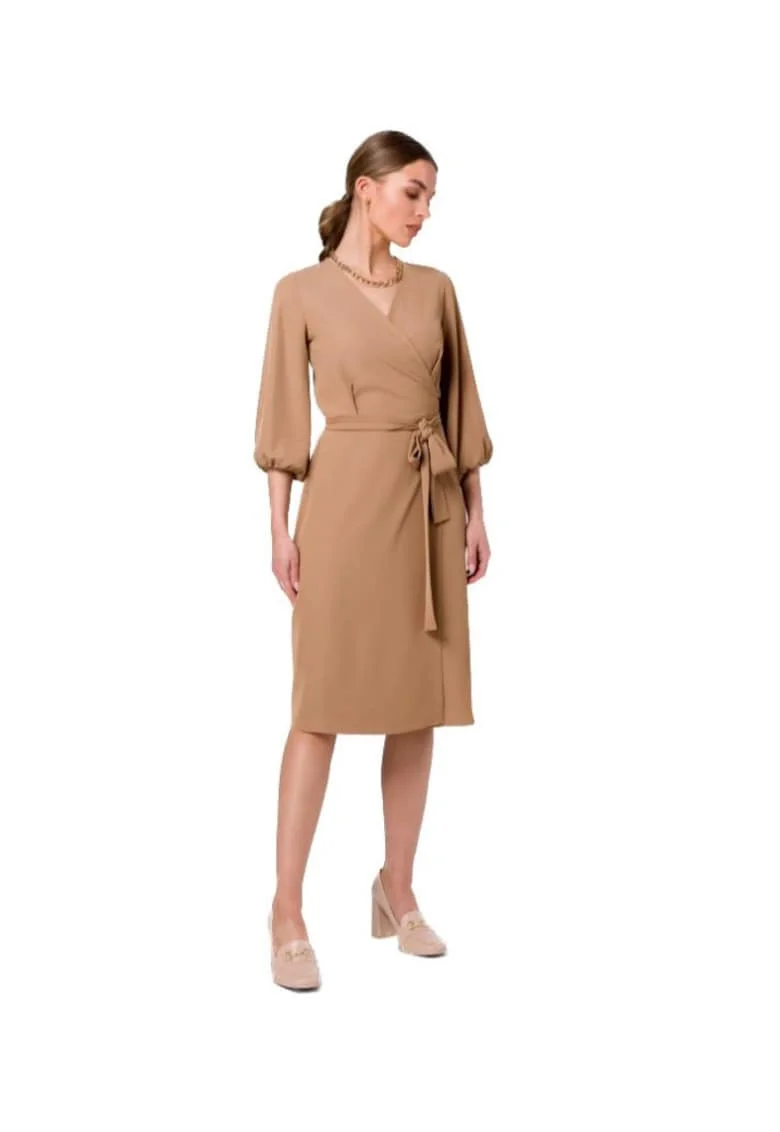 Stil Rochie mini de dama Outak S340 bej, Bej
