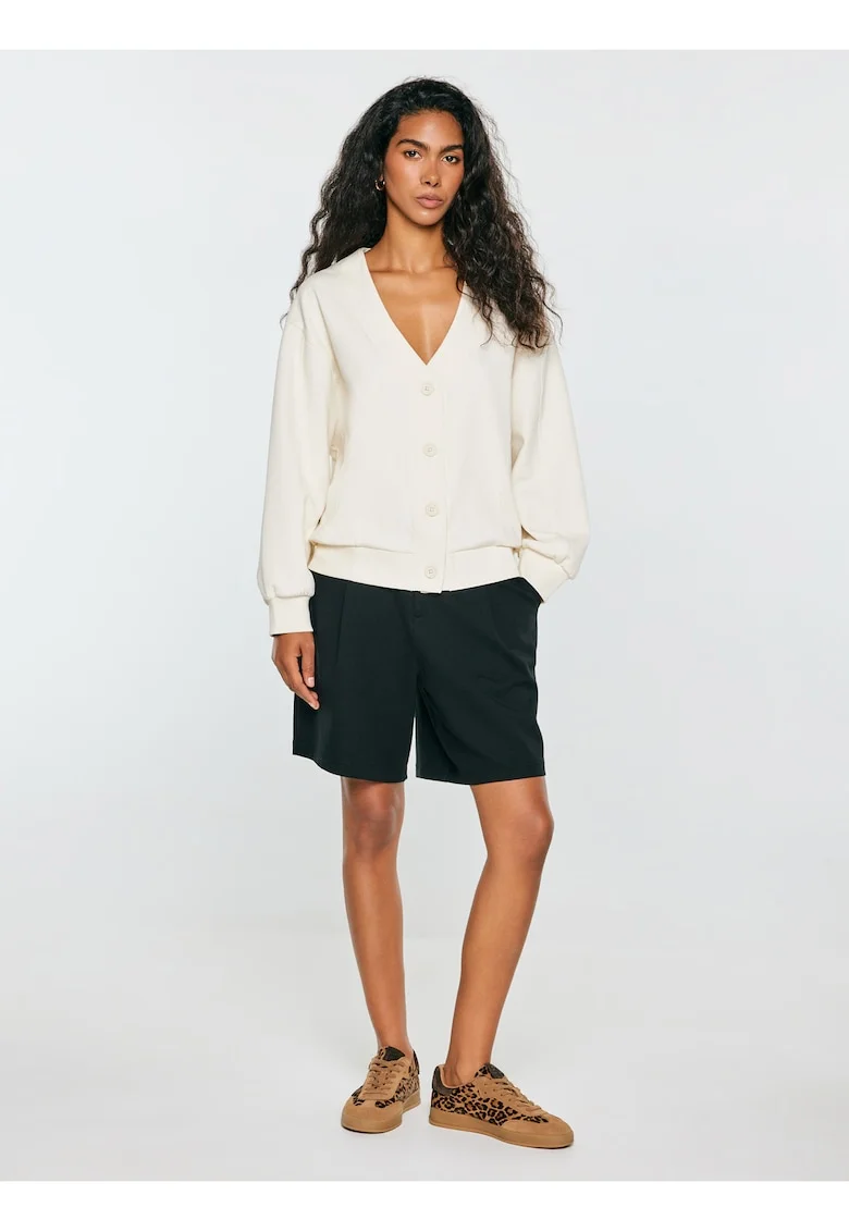 Cardigan lejer din amestec de bumbac organic Elisa