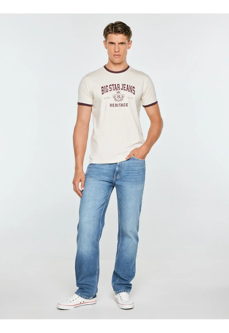Tricou din bumbac cu imprimeu logo