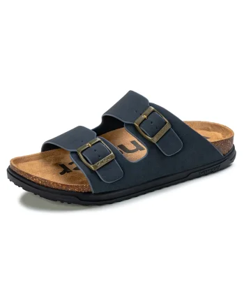 Papuci barbati  BELVILLE SLIDER, bleumarin, sintetic