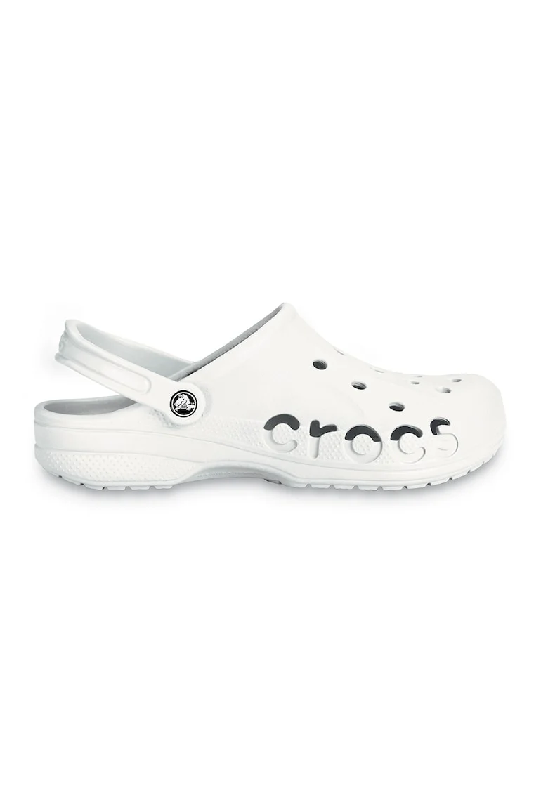 Saboti slingback roomy fit Baya, Alb murdar
