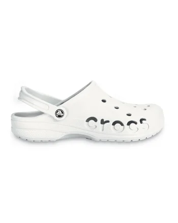 Saboti slingback roomy fit Baya, Alb murdar