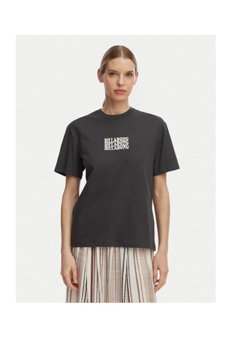 Tricou dama,  gri, bumbac