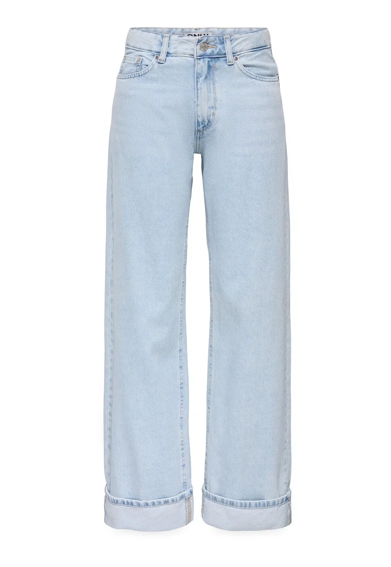 Blugi dama,  Albastru deschis, 100% bumbac