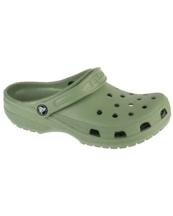 Slapi barbati,  Classic, sintetic, verde
