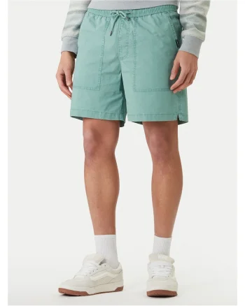Pantaloni scurti barbati,  bumbac, fermoar, verde
