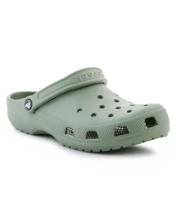 Saboti barbati,  Classic Clog 204977, Verde masliniu