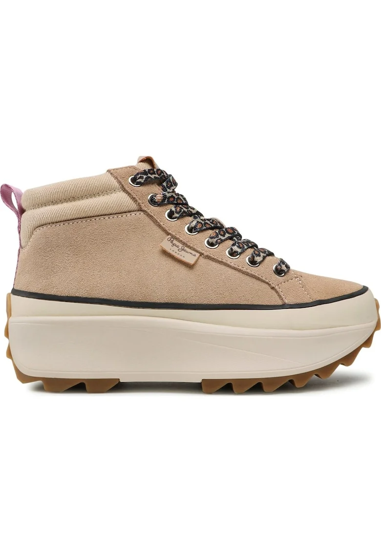 Pantofi sport din piele intoarsa cu platforma Working Urban,