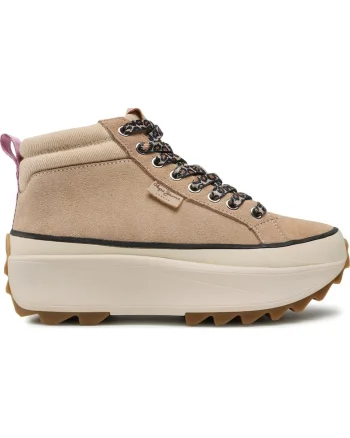 Pantofi sport din piele intoarsa cu platforma Working Urban,