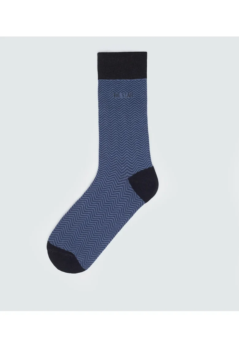 Sosete lungi cu model geometric