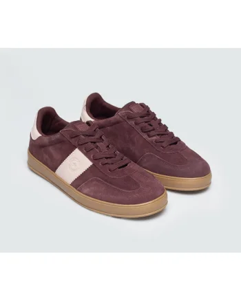 Pantofi sport cu profil jos din piele intoarsa