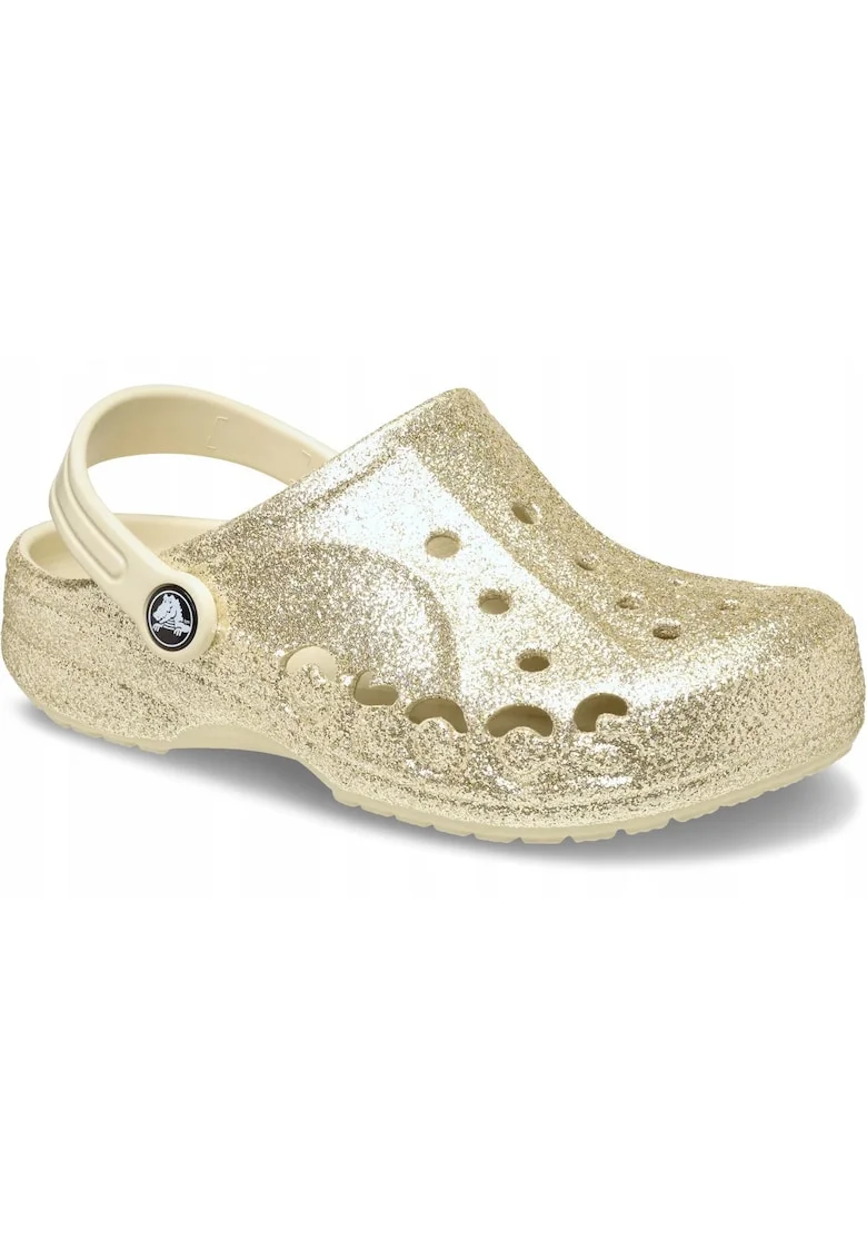 Saboti unisex copii Baya Glitter Winter Whitedwqfwq, Auriu deschis