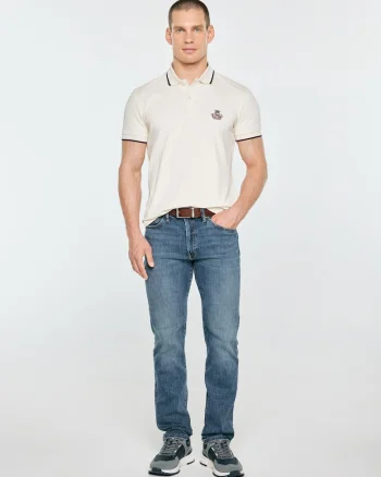 Tricou polo cu broderie
