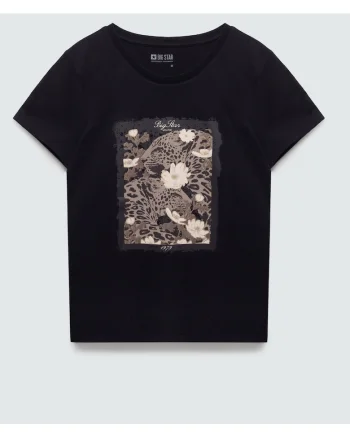 Tricou cu decolteu rotund Rellka 906