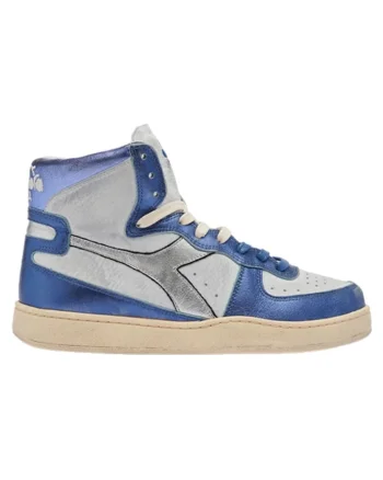 Pantofi sport cu profil inalt si piele intoarsa,