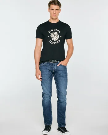 Tricou din bumbac organic cu imprimeu grafic .,