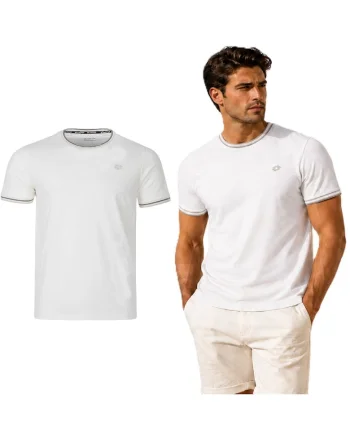 Tricou regular fit cu logo brodat