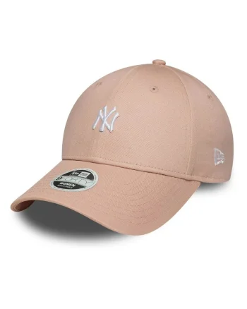 Sapca dama din bumbac WMNS Mini Logo roz bej, Bej/Roz