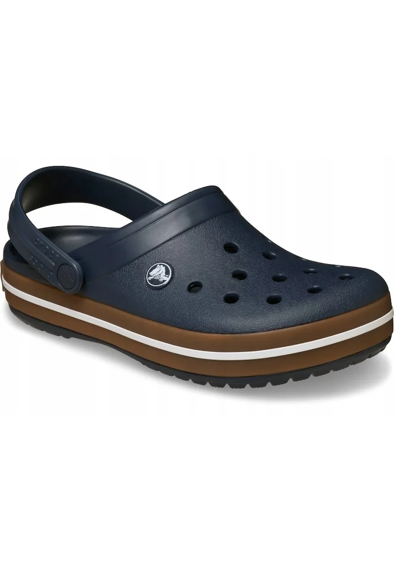 Saboti  Crocband Gum Clog, negru, Bleumarin inchis