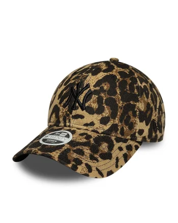 Sapca cu imprimeu leopard 9Twenty Neyyan Brscam, Maro inchis/Maro deschis
