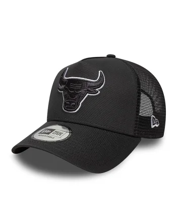 Sapca trucker Chicago Bulls Outline, Gri carbune