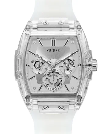 Ceas quartz dreptunghiular, Alb
