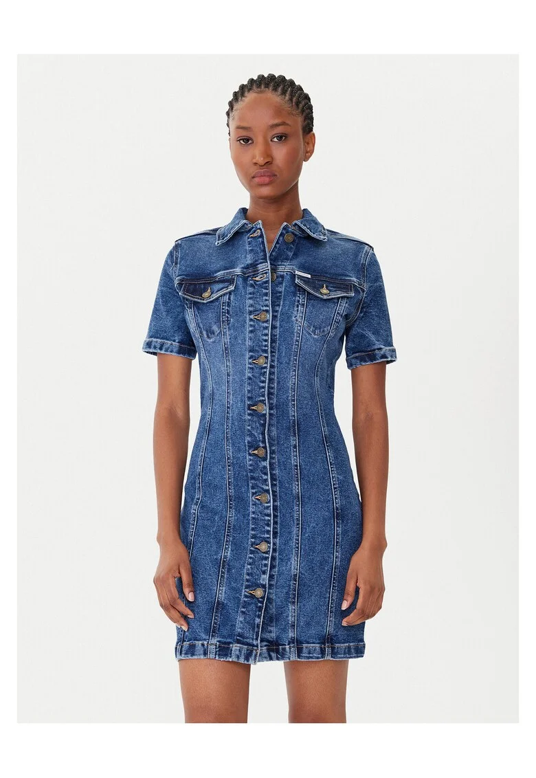 Rochie din denim  albastru, femei
