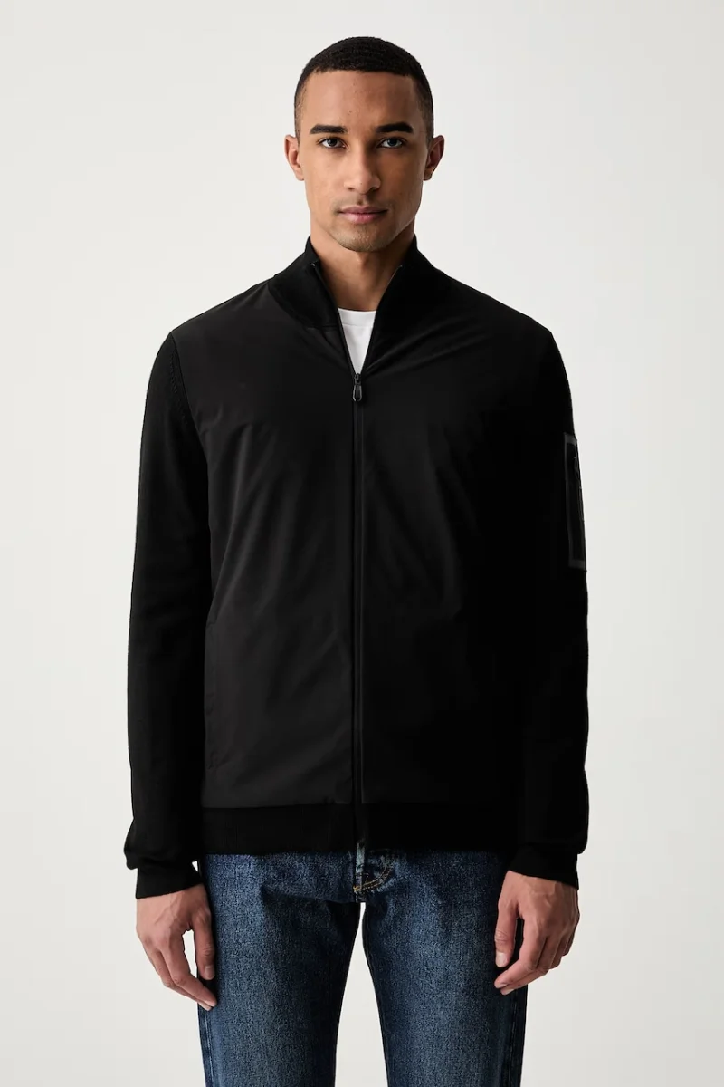 BOSS Green cardigan pentru bărbați cu lână KN_Momentum-X HY