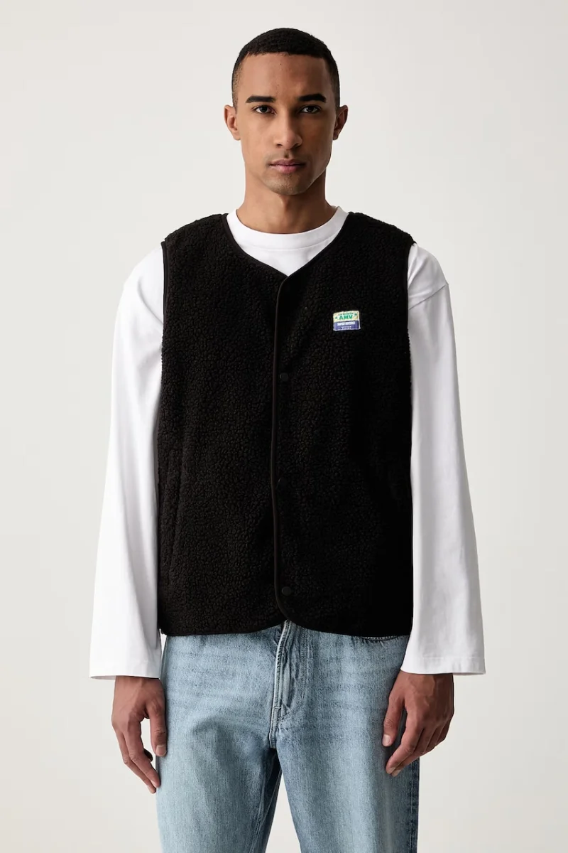 American Vintage vestă pentru bărbați din polar