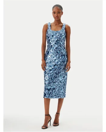 Rochie de cocktail,  albastru deschis, femei,