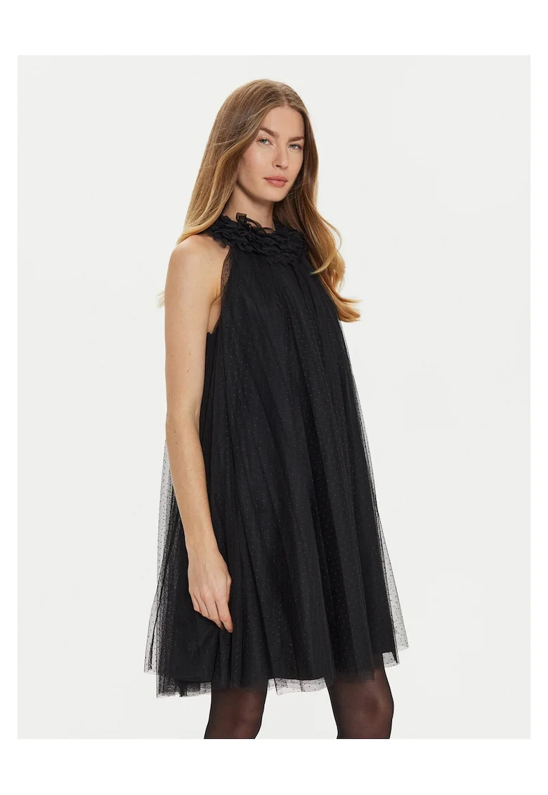 Rochie de cocktail dama  negru, fabrica de calitate