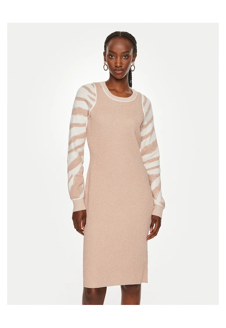 Rochie tricotata de dama  roz