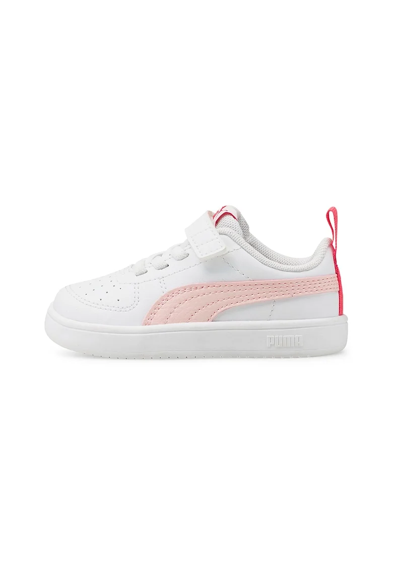Pantofi sport unisex Rickie AC+ din piele ecologica cu inchidere velcro, Roz pal