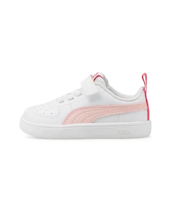 Pantofi sport unisex Rickie AC+ din piele ecologica cu inchidere velcro, Roz pal