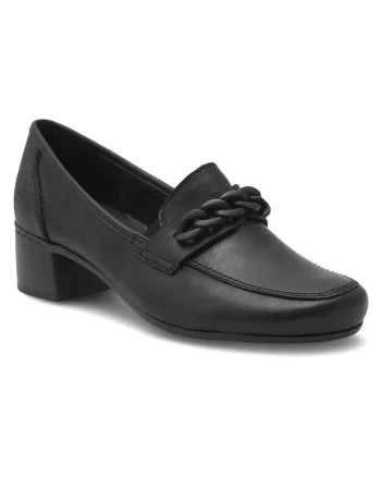 Mocasini dama,  piele naturala, negru,